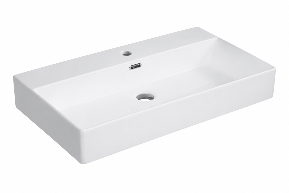 Lavabo porcelana sobre mueble ARIES