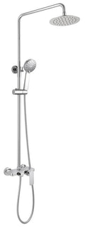 Columna de ducha redonda c/monomando CASSIO
