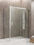 Paroi de douche d'angle avec paroi latérale fixe AKTUAL