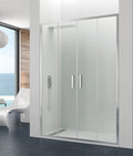 Façade de douche 2 fixes + 2 coulissants PRESTIGE